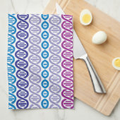 DNAパターン キッチンタオル (四つ折り)