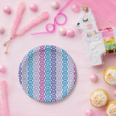 DNAパターン ペーパープレート (パーティー)