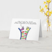 DNAブレークアップ – グリーティングカード (黄色い花)