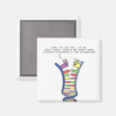 DNAブレークアップ – 冷蔵庫用マグネット マグネット (正面/裏面)