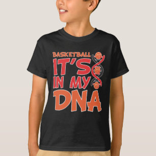 DNAプレーヤーのチームスポーツコーチの中でバスケットボール Tシャツ