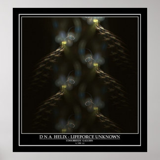 DNAヘリックス – ライフフォース不明 ポスター
