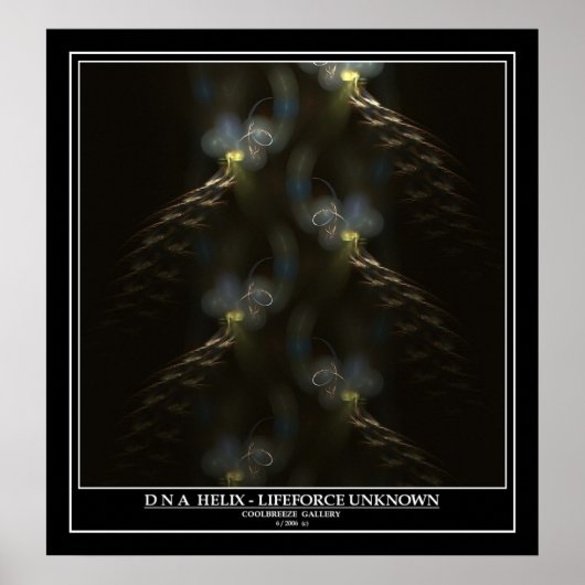 DNAヘリックス – ライフフォース不明 ポスター (正面)