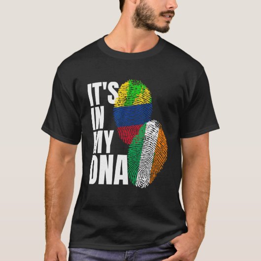 DNAミックスフラグ伝統Tシャツ Tシャツ (正面)