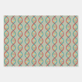 DNAモダン生学ストライプ科 ラッピングペーパーシート (正面2)