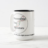 DNAラベル株Mug ツートーンマグカップ (正面左)