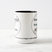 DNAラベル株Mug ツートーンマグカップ (中央)