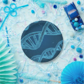 DNA二重ヘリックス ペーパープレート (パーティー)