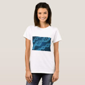 DNA二重ヘリックス Tシャツ (正面フル)
