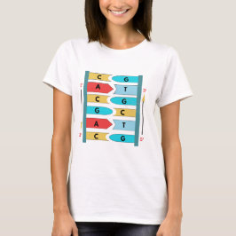 DNA分子構造 生物学サイエンスギフト Tシャツ