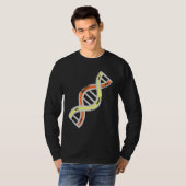 Dna分子遺伝子生物学ギーク Tシャツ (正面フル)