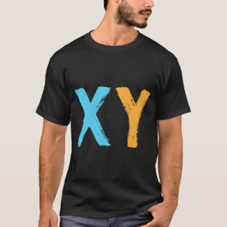 DNA分子XY男性染色体バイオテクノロジーT-Sh Tシャツ