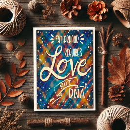 DNA引用文父の日の義理モダン父 カード