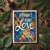 DNA引用文父の日の義理モダン父 カード