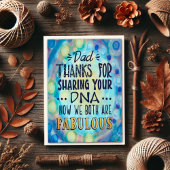 「DNA感謝していパパだ！」 鼓動 カード