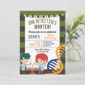 DNA探偵 サイエンスラボ 誕生日パーティー 招待状 (スタンド正面)