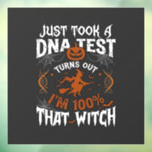 DNA検査の魔女 ハロウィン カボチャ クモの巣 ウィンドウサイン (シート3)