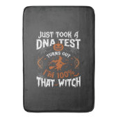 DNA検査の魔女 ハロウィン カボチャ クモの巣 バスマット (正面縦)