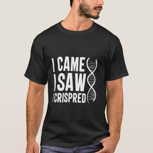 DNA検査 遺伝子検査 CRISPR微生物学 2 Tシャツ (正面)