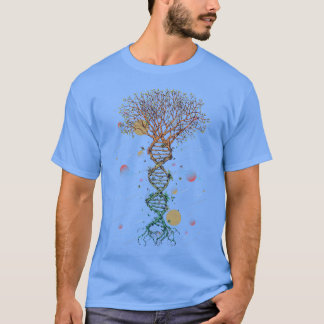 DNA樹木生命生物学環境科学遺伝学 Tシャツ