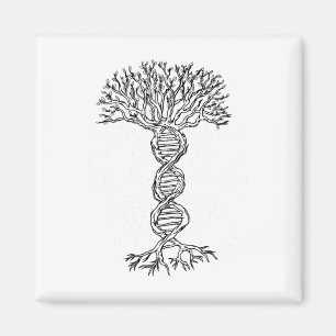 Dna樹木生命遺伝学生物学生物学研究地球日 マグネット