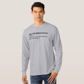 DNA研究者 - 面白い定義 Tシャツ (正面フル)