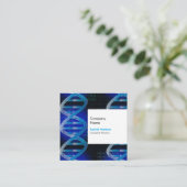 DNA科学ユニークをテーマにした スクエア名刺 (スタンド正面)