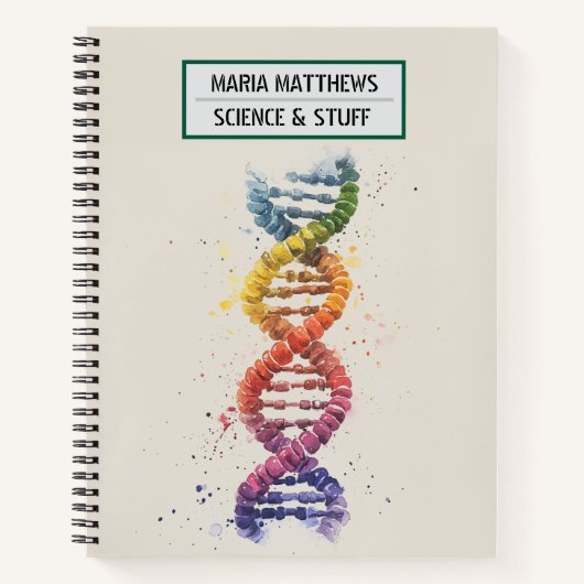 DNA科学手帳 ノートブック (正面)