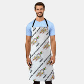 DNA複製ユーモア内のスーパータスター遺伝子 エプロン (着用した状態)