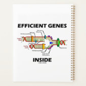 DNA複製ユーモア内の効率的な遺伝子 プランナー手帳 (裏面)