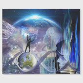 DNA覚醒デザイン ラッピングペーパー (フラット)