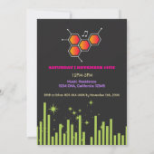 DNA走誕生日の音楽 招待状 (裏面)