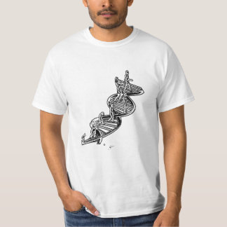 DNA進化ラダー付きTシャツ Tシャツ