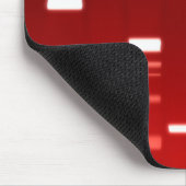 DNA遺伝子コード赤 マウスパッド (コーナー)