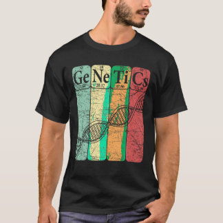 DNA遺伝学周期表要素生物学者Ret Tシャツ