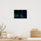 DNA配列ゲル1 ポスター (キッチン)