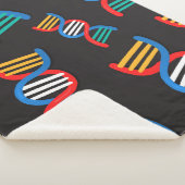 dna鎖パターン シェルパブランケット (3/4)