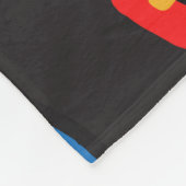 dna鎖パターン フリースブランケット (角)