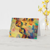 DNA鎖 カード (黄色い花)