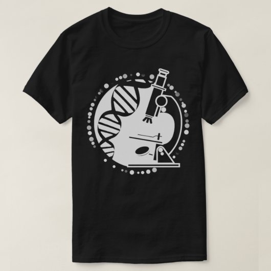 DNA顕微鏡研究室Unise Teeプルオーバー Tシャツ (デザイン正面)