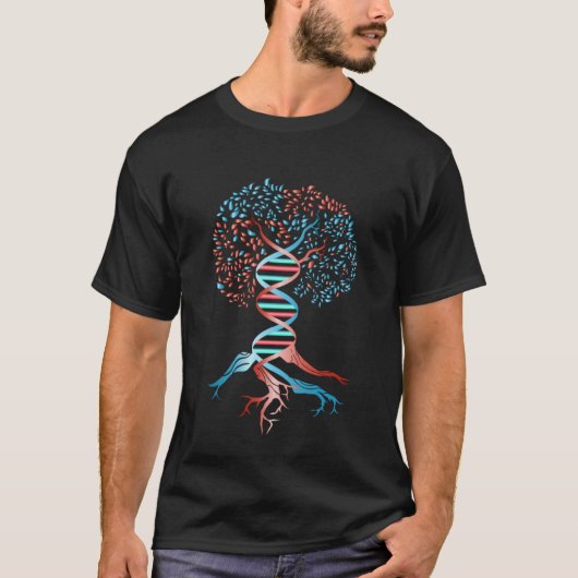 DNA ツリー・オブ・ライフ  DNA Tシャツ (正面)