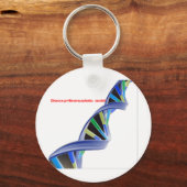 DNA – デオキシリボ核酸 キーホルダー (正面)
