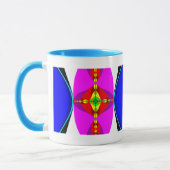 DNA -フラクタルの芸術 マグカップ (左)