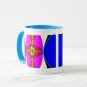 DNA -フラクタルの芸術 マグカップ (正面左)