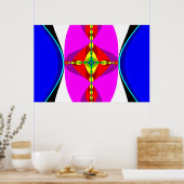 DNA – フラクタル・アート ポスター (キッチン)