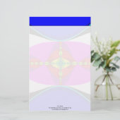 DNA – フラクタル・アート 便箋 (スタンド正面)