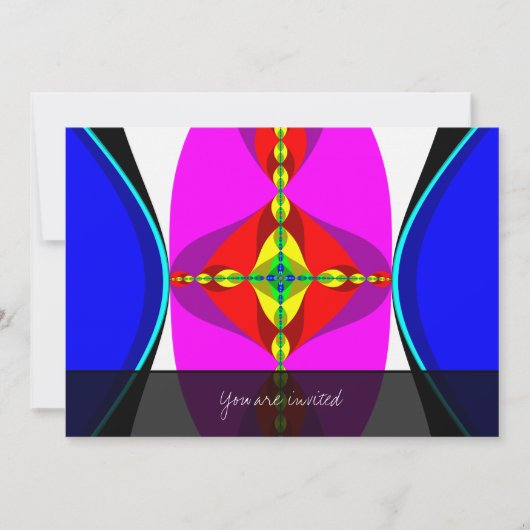 DNA – フラクタル・アート 招待状 (正面)