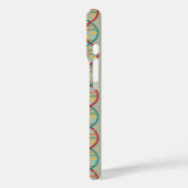 ​DNA​ミッド・センチュリーSTEMモダン生物学のグストライプリーン Case-Mate iPhoneケース (裏面 / 左)