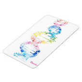 DNA、生命のスパイラルジグソーパズル マグネット (左側)