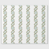 DNA -科学か科学者または生物学 ラッピングペーパー (フラット)